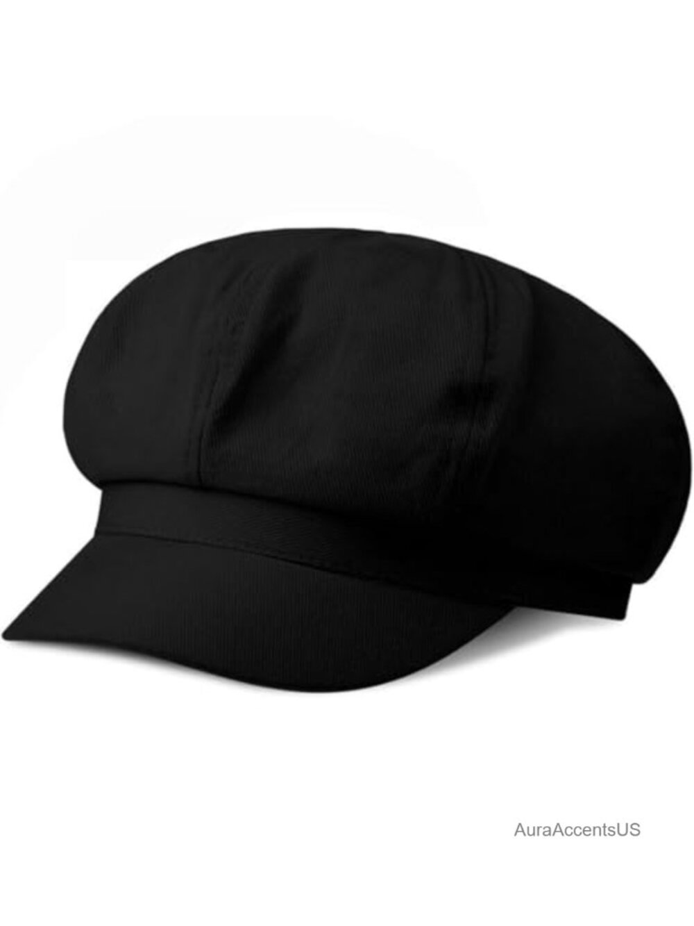 Women Newsboy Cap Visor Beret Soft 8 Panel Vintage Cabbie Hat Cotton Linen